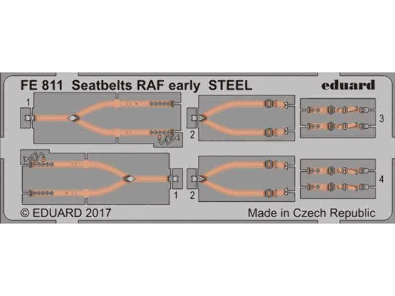 Seatbelts RAF early STEEL 1/48 - image 1