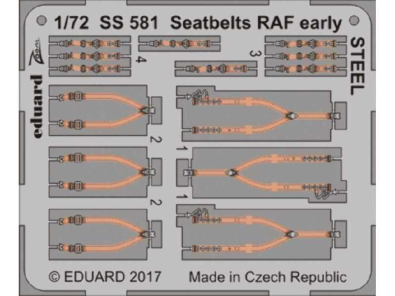 Seatbelts RAF early STEEL 1/72 - image 1