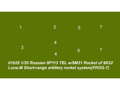 Russian 9P113 TEL w/9M21 Rocket of 9K52 Luna-M Short-range art. - image 4