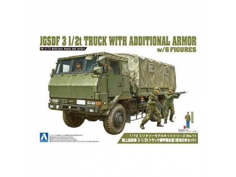 JGSDF 3 1/2t Truck Additional Armor 4 Figures - image 1 JGSDF 3 1/2t Truck Additional Armor 4 Figures - image 1