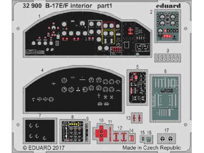 B-17E/ F interior 1/32 - Hk Models - image 1