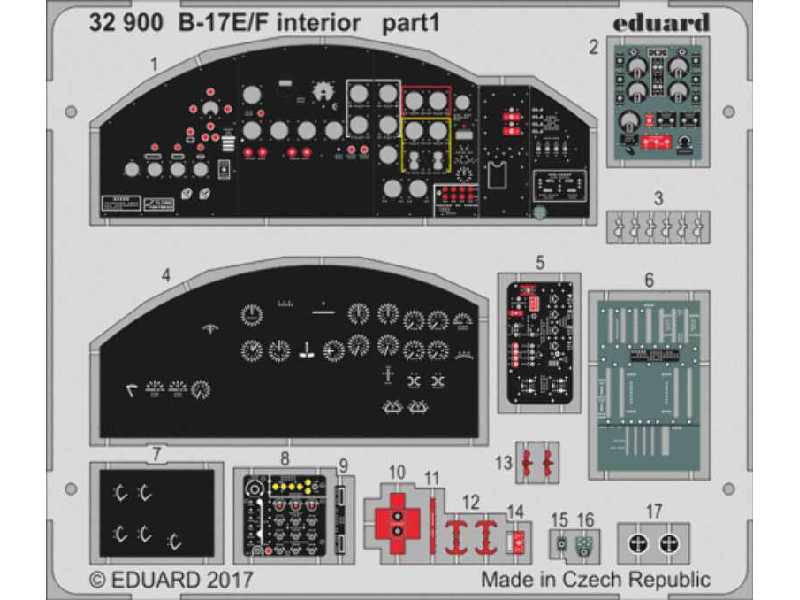 B-17E/ F interior 1/32 - Hk Models - image 1