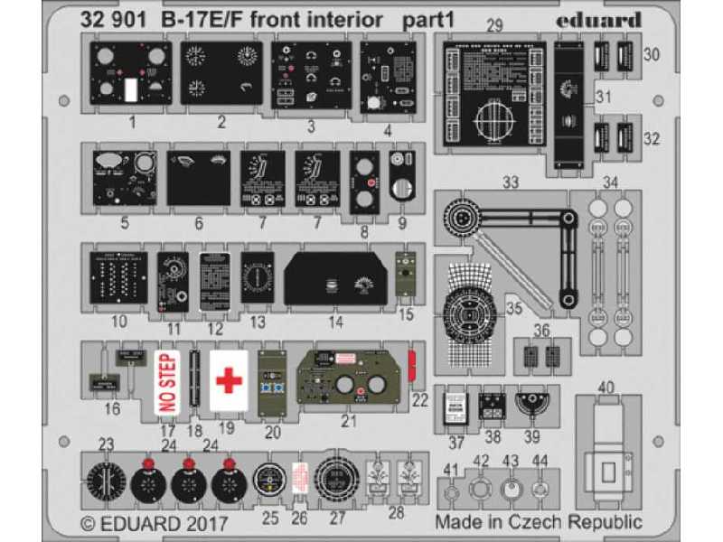 B-17E/ F front interior 1/32 - Hk Models - image 1