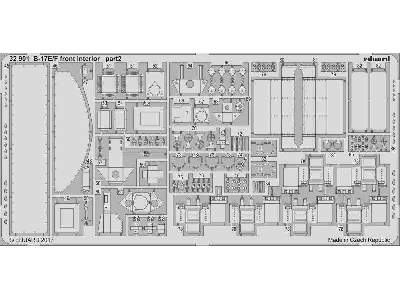 B-17E/ F front interior 1/32 - Hk Models - image 2