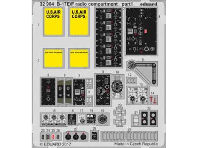 B-17E/ F radio compartment 1/32 - Hk Models - image 1