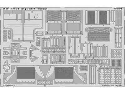 M 40 U. S. self-propelled 155 m gun 1/35 - Tamiya - image 1