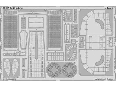 Su-27 exterior 1/48 - Hobby Boss - image 1