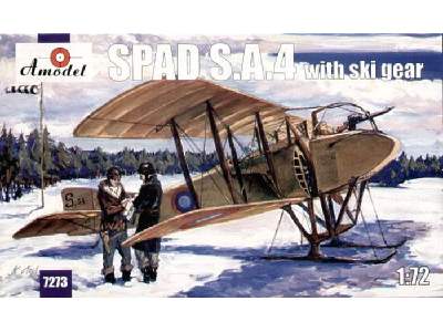 Spad S.A. 4 with ski gears - image 1