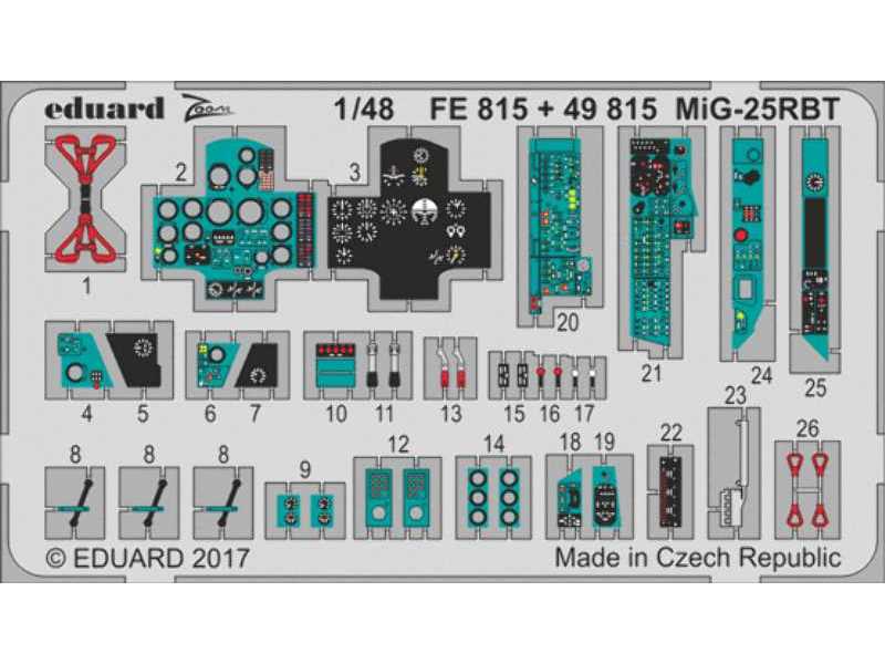 MiG-25RBT interior 1/48 - Icm - image 1