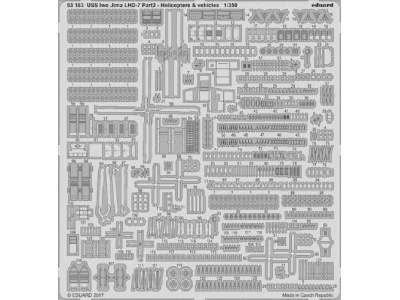 USS Iwo Jima LHD-7 pt.2 helicopters & vehicles 1/350 - Trumpeter - image 1