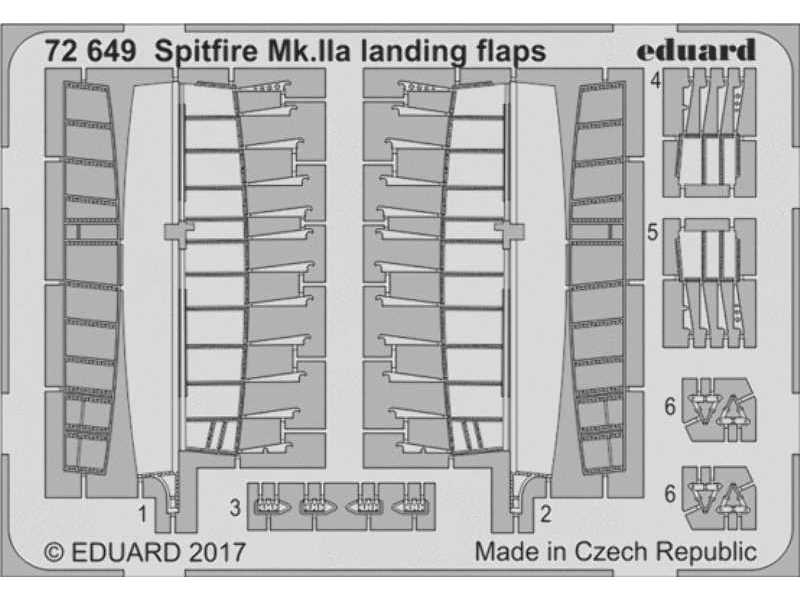 Spitfire Mk. IIa landing flaps 1/72 - Revell - image 1