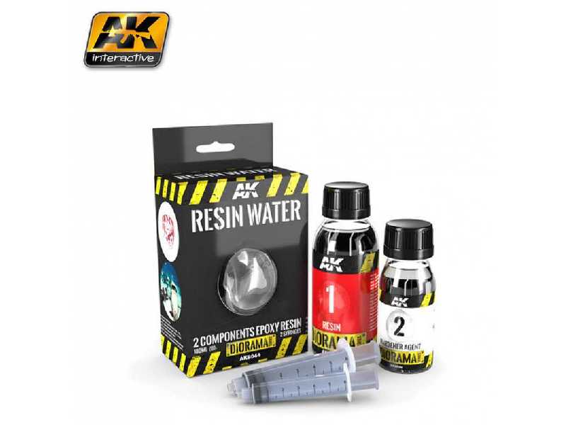 Resin Water 2 Components Epoxy Resin 180ml - image 1