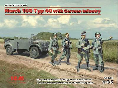 Horch 108 Type 40 with German Infantry - image 12