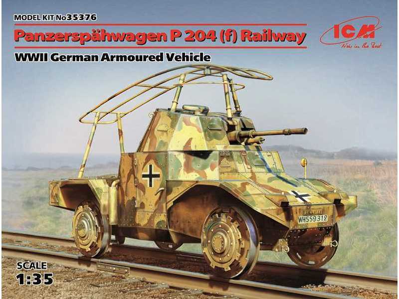 Panzerspähwagen P 204 (f) Railway, WWII German Armoured Vehicle - image 1