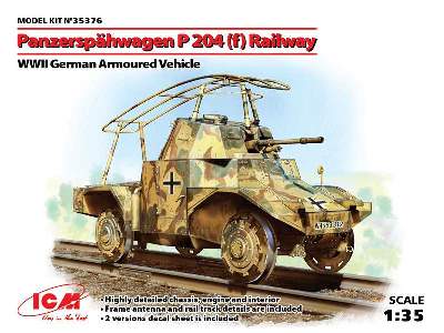 Panzerspähwagen P 204 (f) Railway, WWII German Armoured Vehicle - image 17