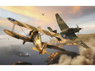 Junkers Ju87R-2 Gloster Gladiator Dog Fight Double Gift Set - image 10