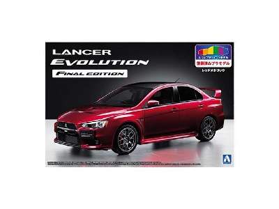 Lancer Evolution X Final Edition - Red-meta - image 1