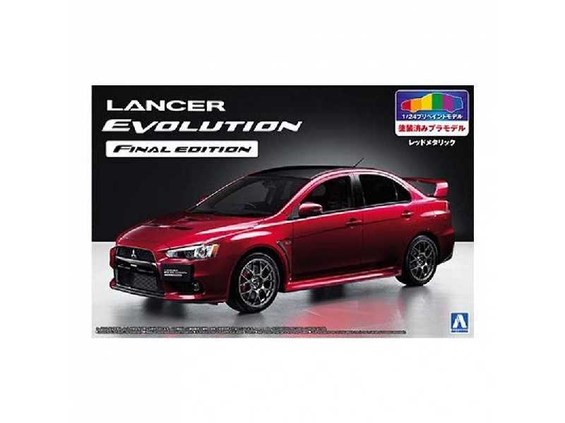 Lancer Evolution X Final Edition - Red-meta - image 1