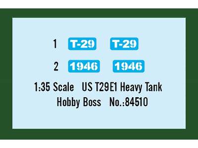 US T29E1 Heavy Tank  - image 3