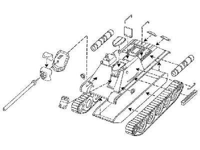 Russian SU85 Tank Destroyer  - 2 pcs. - image 2
