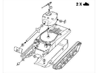 Sherman M4A2 75mm  - 2 pcs. - image 2