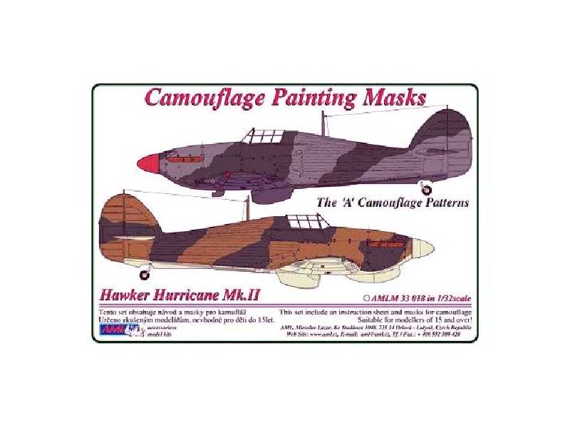 Hawker Hurricane Mk.II - Camouflage Painting Masks - image 1