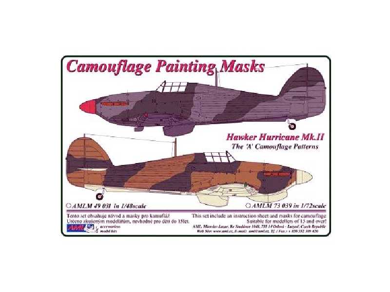 Hawker Hurricane Mk.II - Camouflage Painting Masks - image 1