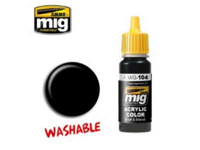 Washable Black 17ml - image 1