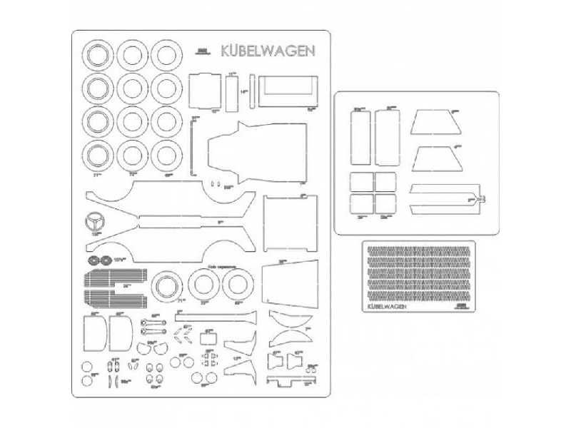 Kubelwagen - szkielet, detale - image 1