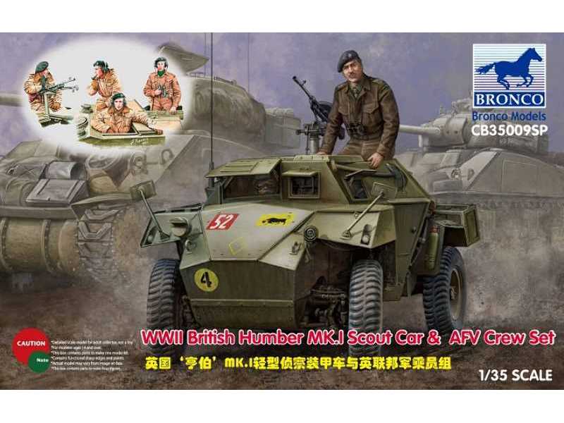 WWII British Humber Mk.I Scout Car & AFV Crew Set - image 1