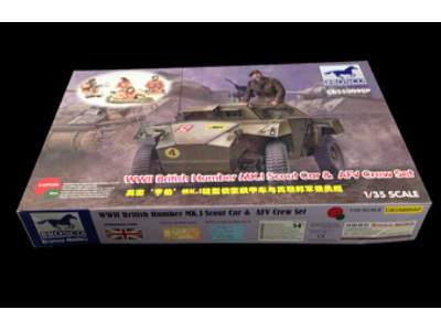 WWII British Humber Mk.I Scout Car & AFV Crew Set - image 16