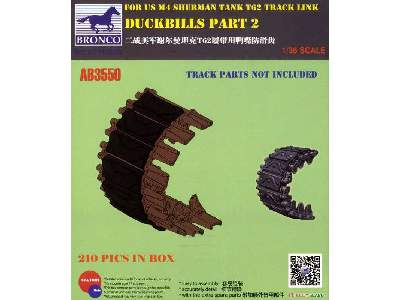 For US M4 Sherman T62 Track Link Duckbills Part 2 - image 1