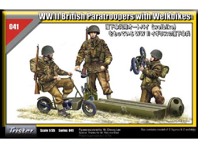 WW II British Paratroopers with Welbikes - image 1