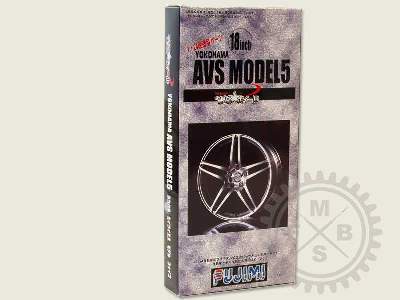 Wheelset: 18inch Yokohama Avs Model5 Wheel+Tire Set F/Modificati - image 1