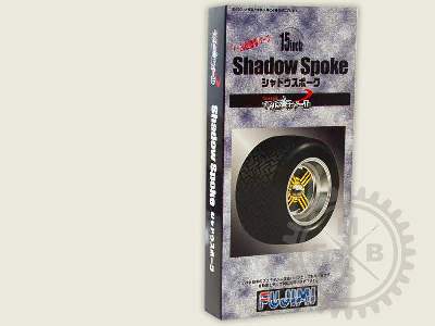 Wheelset: 15inch Shadow Spoke Wheel&Tire Set - image 1