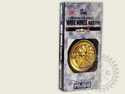 Wheelset: 17inch Wire Wheel (Gold) - image 1