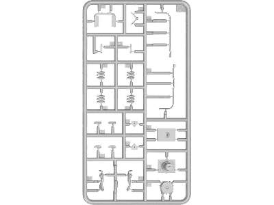 T-54-2 Soviet Medium Tank model 1949 - Interior kit - image 8