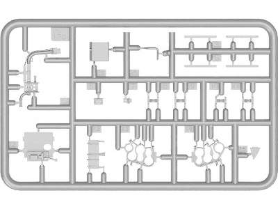 T-54-2 Soviet Medium Tank model 1949 - Interior kit - image 9