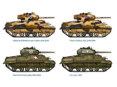 M4A2 Sherman III - 2 fast assembly kits  - image 4