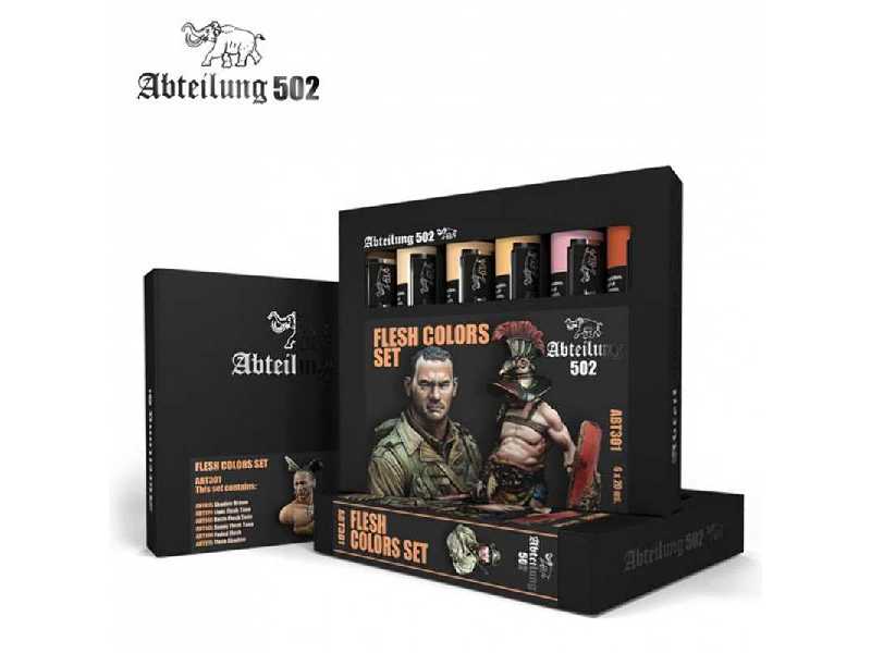 Abteilung Modeling Oil Paint Set -Flesh (6 Colors) - image 1