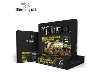 Abteilung Oil Paint Set - Vehicle Weathering and Effects Set (6x - image 1