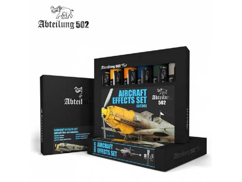 Abteilung Oil Paint Set - Aircraft Effects (6x 20ml) - image 1