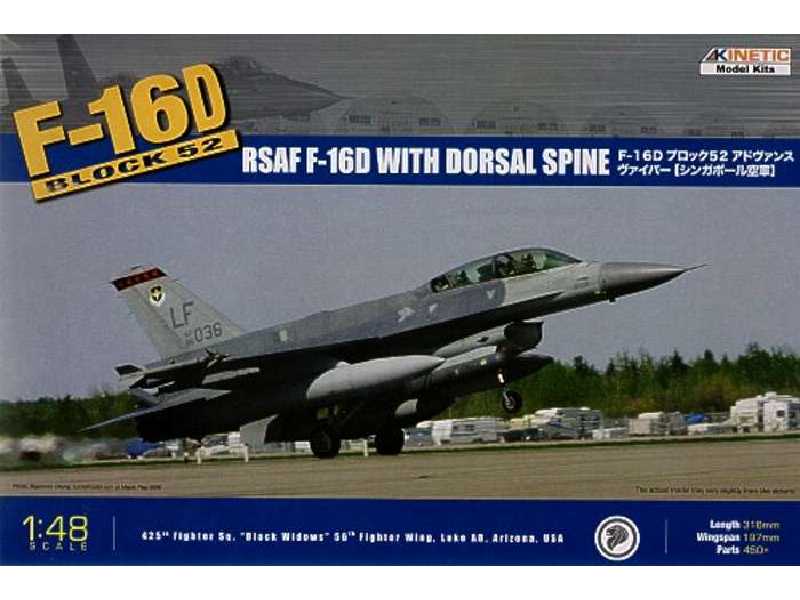 General Dynamics F-16D Block 52 RSAF w/ dorsal spine - image 1
