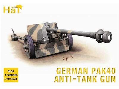 WWII German Pak 40 75mm anti-tank gun  - image 1