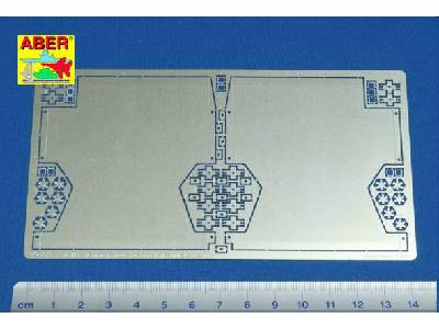 Exhaust covers for Tiger I, Ausf. E - Early/Late version  - image 1