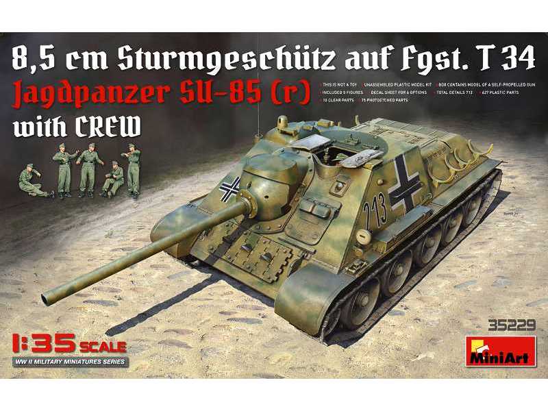 Jagdpanzer SU-85 (R) w/Crew - image 1 Jagdpanzer SU-85 (R) w/Crew - image 1