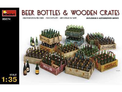 Beer Bottles & Wooden Crates - image 1