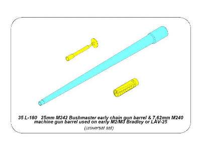 25mm & 7,62mm barrels used on early M2/M3 Bradley or LAV-25 - image 15