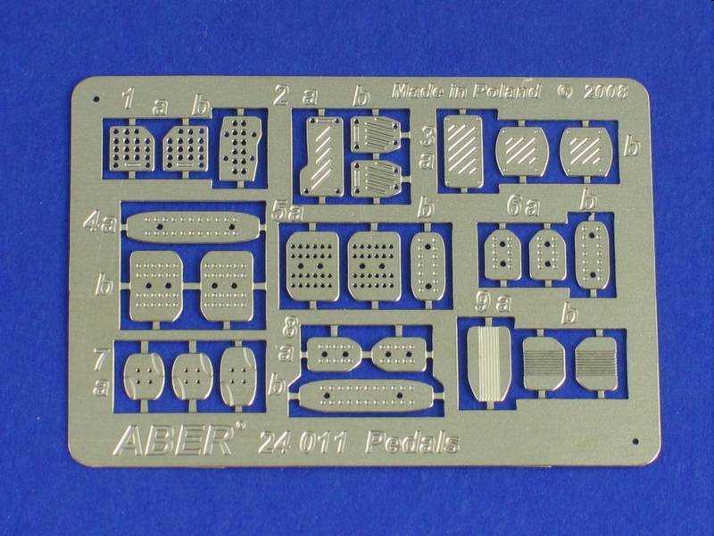 Pedals for all cars  - photo-etched parts - image 1