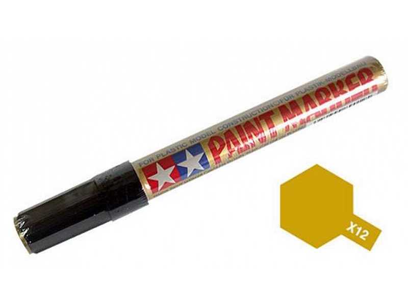 X-12 Chrome Gold Leaf Enamel Paint Marker - image 1